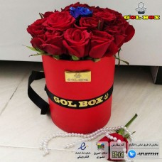 ♥باکس سطلی دو سایز 20 و 35 شاخه گل رز♥